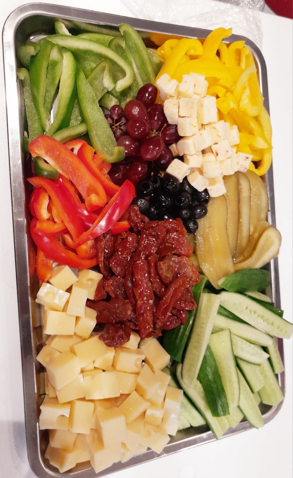 Plateau froid fromages et olives