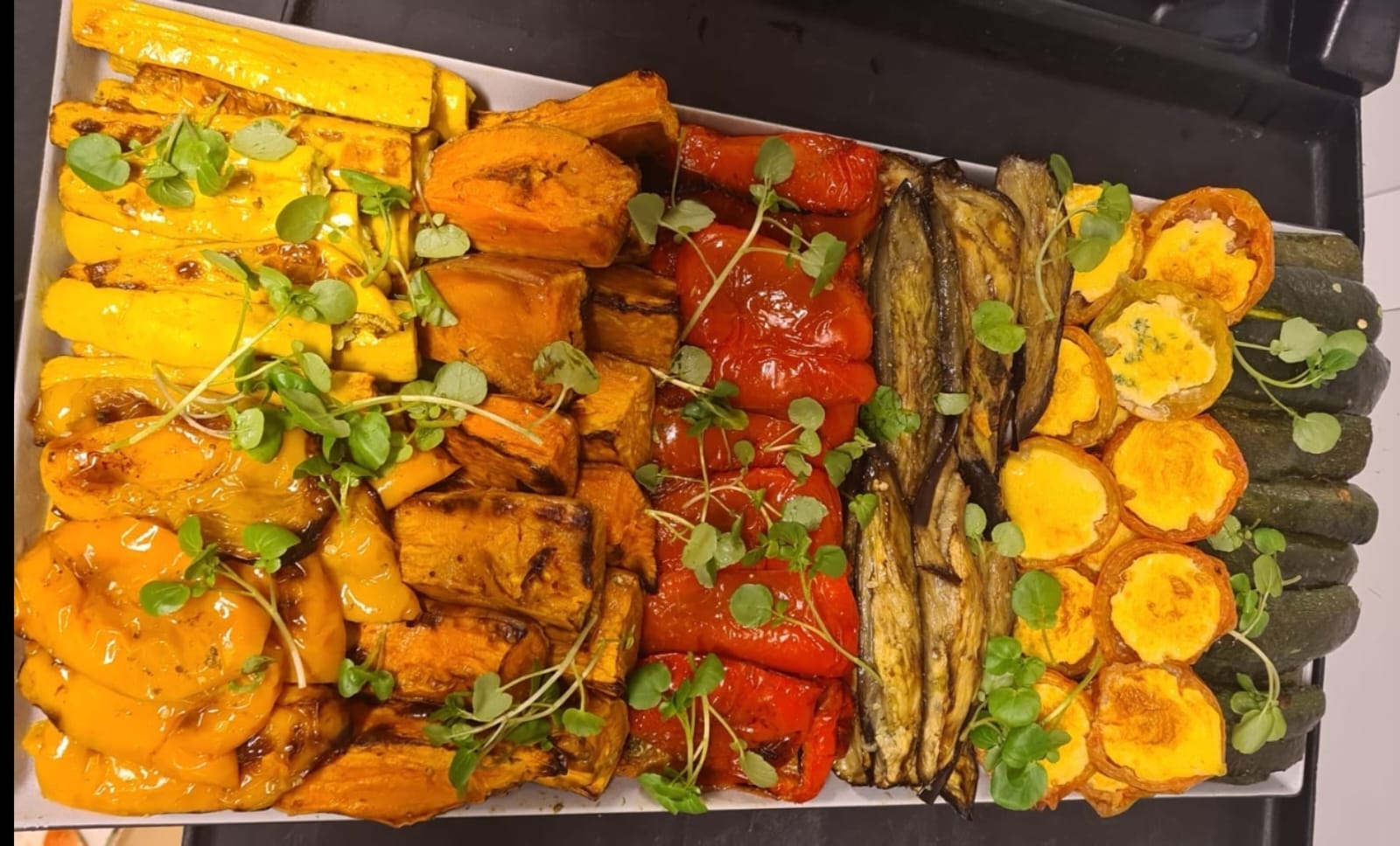 Plateau de légumes grillés méditerranéens