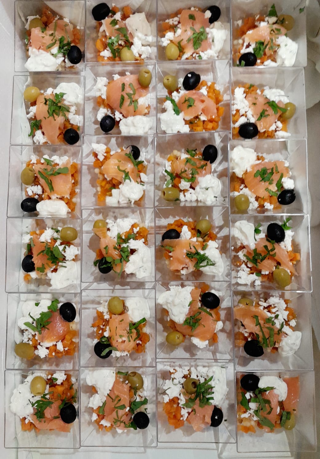 Bouchées au saumon fumé